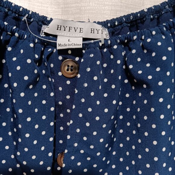 Bundle of 3 dresses. Seeing,  loft, & HYFVE (L), EUC - Picture 7 of 7